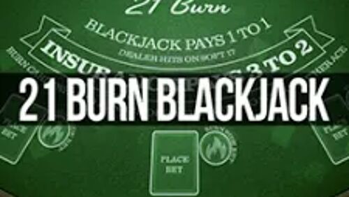 Click to play 21 Burn Blackjack in demo mode for free