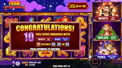 3 Dancing Monkeys Free Spins Awarded