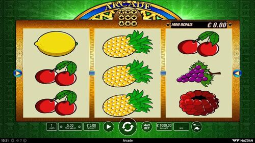 Wazdan Arcade: 3 reels, 1 payline