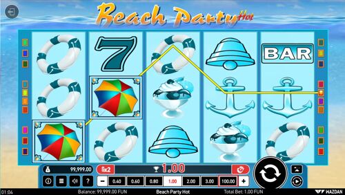 Beach Party Hot base game