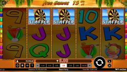 Beach Party: three Scatter symbols activate the Free Spins