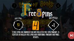 Book of Books Free Spins Triggered