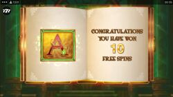 Book of Oz: Free Spins Triggered