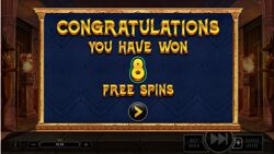 Book of Shai Free Spins Awarded