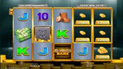 Bullion Bars Gold Collector - Free Spins round