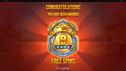 Dino P.D. Free Spins Awarded