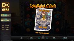 Fly Cats Dream Drop free spins won