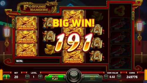 Fortune Rangers: big win triggered