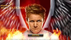 Gordon Ramsay Hell’s Kitchen Welcome Screen