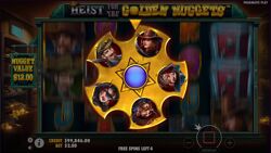 Heist for the Golden Nuggets - Free Spins round starting