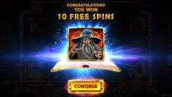 Hot Slot™: Great Book of Magic Free Spins Triggered