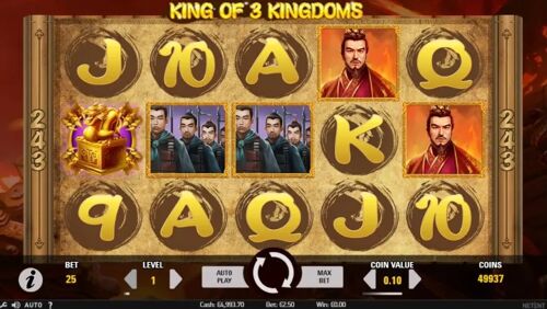 King of 3 Kingdoms main game