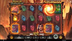 Merlin: Journey of Flame - Free Spins round