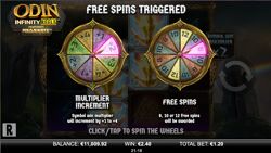 Odin Infinity Reels: Free Spins Triggered