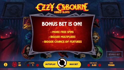 Ozzy Osbourne Bonus Bet