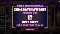 Perfect Potions - Free Spins Won