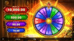 Sisters of Oz Jackpot Wheel feature