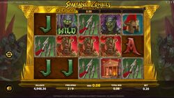Spartans vs Zombies Zombies Free Spins Round