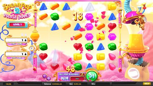 Sugar 2 Double Dipped: Free Spins in action