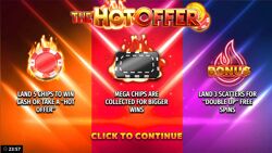 The Hot Offer: Welcome Screen