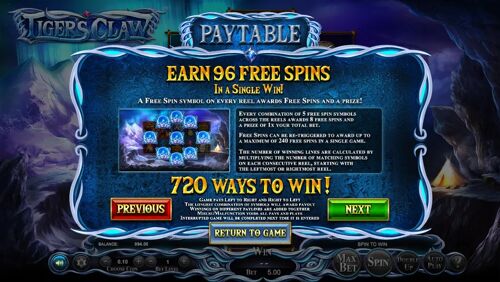 Tiger’s Claw: Free Spins