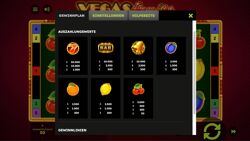 Vegas Fruits Symbols