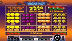 Vegas Hot main game
