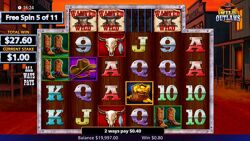 Wild Outlaws Free Spins Round