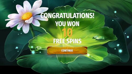 Wings of Riches Free Spins round triggered